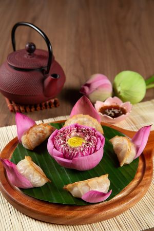 Matsuri Nguyen Hue - District 1 HCM Vegetarian Gyoza at Matsuri Japanese Restaurant - Nguyen Hue in Ho Chi Minh City