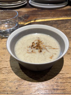 Potato soup (vegan, made fresh)  at UNTAPPED Breakfast & Pub in Sapporo