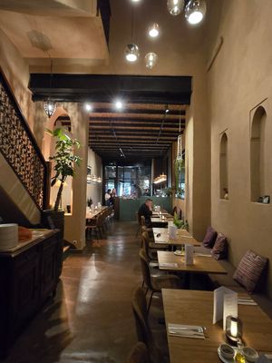 Interior at Kosmopoliet in Bruges