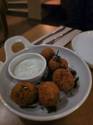 Nomet croquettes at Kosmopoliet in Bruges