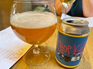 Chop Killer beer at Kosmopoliet in Bruges