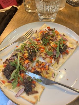 Flammkuchen   at Kosmopoliet in Bruges