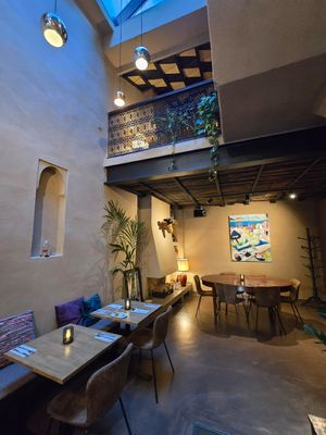 Interior at Kosmopoliet in Bruges