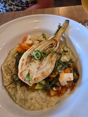 Stew of sea vegetables at Kosmopoliet in Bruges