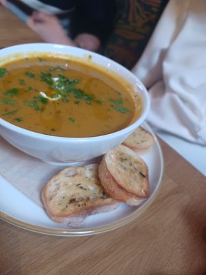 Soup at Kosmopoliet in Bruges