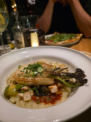 Stew with grilled fennel at Kosmopoliet in Bruges