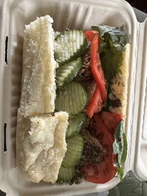 Mushroom po boy!!  at Brooklyn Street Local in Detroit