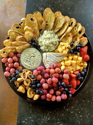Fruit & Cheese Platter.  Available for catering orders. Vegetarian. at Brooklyn Street Local in Detroit