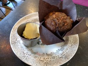 Vegan muffin at Brooklyn Street Local in Detroit