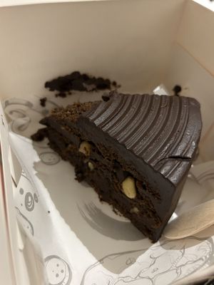 Hazelnut chocolate cake   at Earth Cafe @ Churchgate in Mumbai