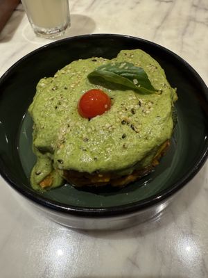 Lasagna with grilled veg and pesto - keto  at Earth Cafe @ Churchgate in Mumbai