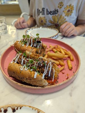 Meatball sub at Earth Cafe @ Churchgate in Mumbai
