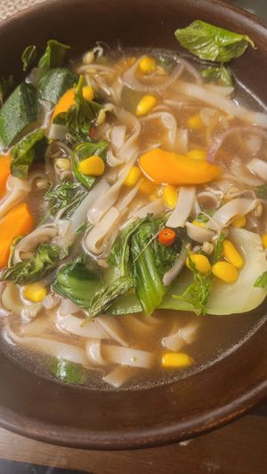 Vegan pho #Veganuary at Milliways Broth Noodle & Bao in Mumbai