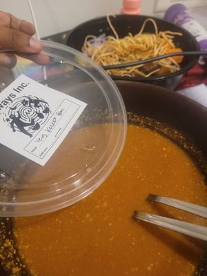 Vegan khau soi at Milliways Broth Noodle & Bao in Mumbai