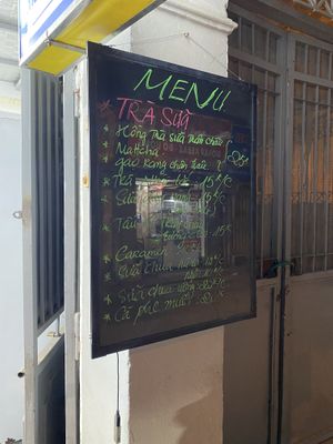 Drink menu  at Thanh Thanh Kitchen in Hanoi