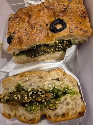 Aubergine schnitzel at Noa by The Nutcracker in Mumbai