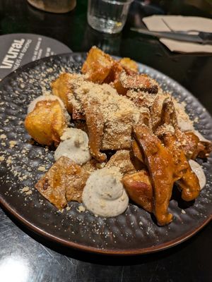 Shiitake bravas at Vrutal - Diputació in Barcelona