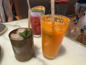 Mojito, Carrot Ginger Beer.  at Vrutal - Diputació in Barcelona