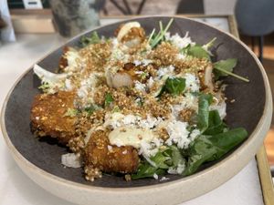 Crispy tofu caesar salad  at Vrutal - Diputació in Barcelona