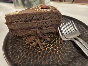 Triple chocolate cake  at Vrutal - Diputació in Barcelona