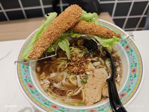 Big Prawn Noodle at Kang Su Vegetarian 康素 - Macpherson  in Central Singapore