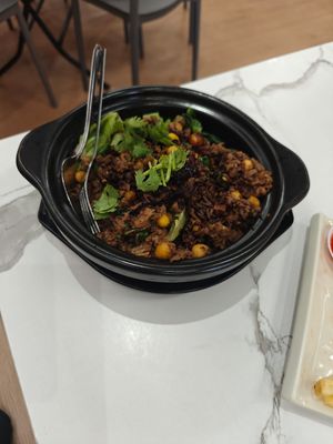 Claypot rice at Kang Su Vegetarian 康素 - Macpherson  in Central Singapore