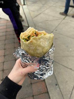 potato burrito   at Joel's Mexican Food in Sandpoint
