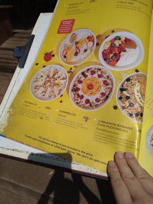 They have vegan dishes on their breakfast & brunch menu which is available till 2pm. at Much & Mellow in Ao Nang