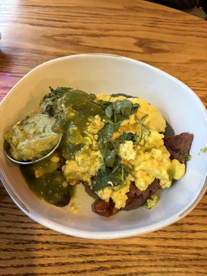 burrito bowl (lighter version of burrito)   at KickStand Coffee & Kitchen in Hood River