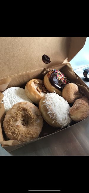 Assrt. Vegan donuts  at Glory Doughnuts & Diner in Frederick