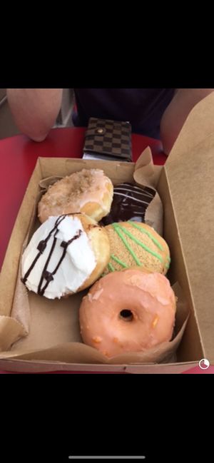 Assrt. Vegan donuts  at Glory Doughnuts & Diner in Frederick