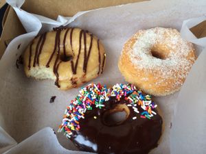 donuts!!!! at Glory Doughnuts & Diner in Frederick