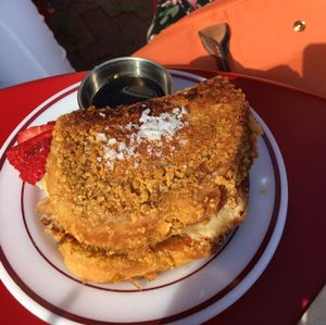Apple Pie French Toast at Glory Doughnuts & Diner in Frederick