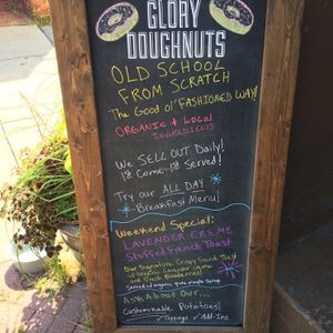 specials at Glory Doughnuts & Diner in Frederick