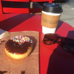 Traditional Chocolate  at Glory Doughnuts & Diner in Frederick