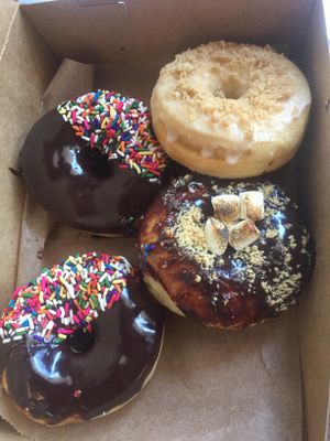 Chocolate sprinkles, s’mores, French toast at Glory Doughnuts & Diner in Frederick