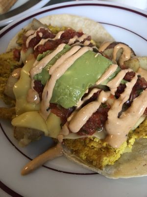 Huecos rancheros at Glory Doughnuts & Diner in Frederick