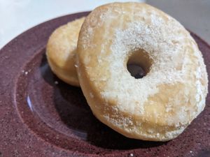 Sugar Donuts, small seconds at Glory Doughnuts & Diner in Frederick
