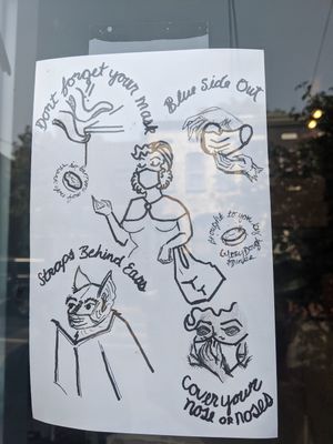 Masks Required! at Glory Doughnuts & Diner in Frederick