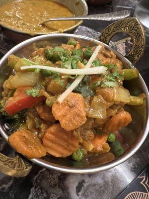 Mixed veggie curry  at Namaste in Bari