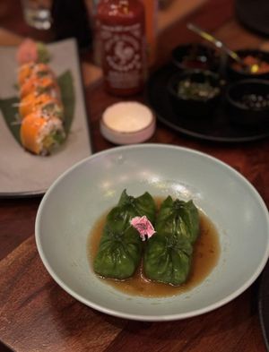 Stiikae mushroom dumping at Ping's Café Orient in Mumbai