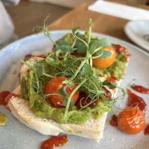 Smashed avocadoo  at Cafe Neuk  in Stonehaven