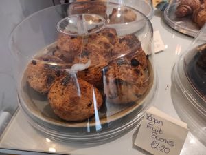 Vegan scone at The Lighthouse Cafe in Galway
