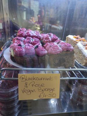 Vegan cake at The Lighthouse Cafe in Galway