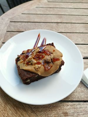 Brownie at The Lighthouse Cafe in Galway