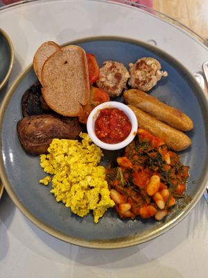 Full vegan fry at The Lighthouse Cafe in Galway