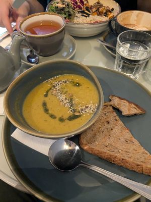 soup of the day (mixed veg) at The Lighthouse Cafe in Galway