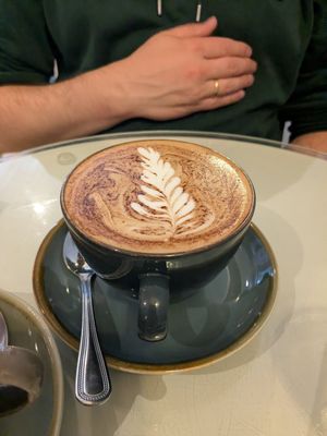 Cappuccino at The Lighthouse Cafe in Galway