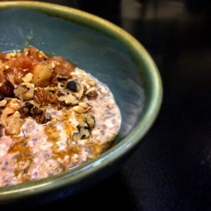 Overnight oats at The Lighthouse Cafe in Galway