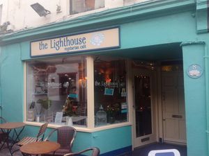 Outside view at The Lighthouse Cafe in Galway